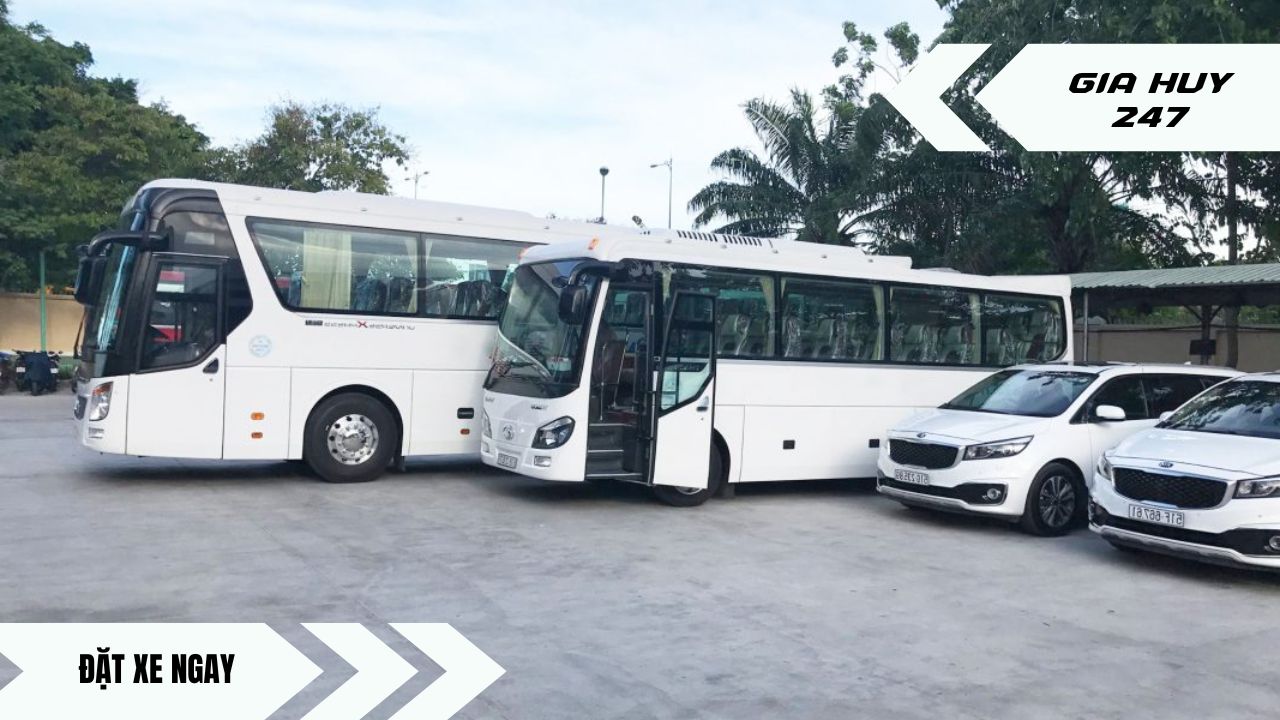 Đội xe du lịch đời mới (7, 16, 29 chỗ) của GIA HUY 247, sẵn sàng phục vụ nhu cầu thuê xe du lịch trọn gói.